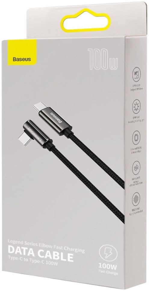 Baseus Legend Series USB-C naar USB-C Kabel 100W Zwart 1M afbeelding 15