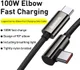 Baseus Legend Series USB-C naar USB-C Kabel 100W Zwart 1M afbeelding 8