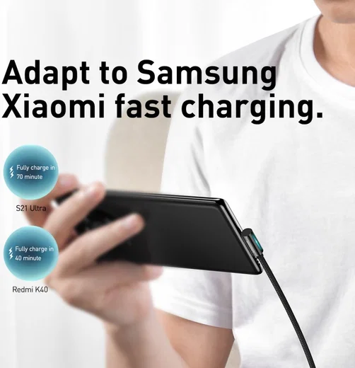 Baseus Legend Series USB-C naar USB-C Kabel 100W Zwart 2M afbeelding 12