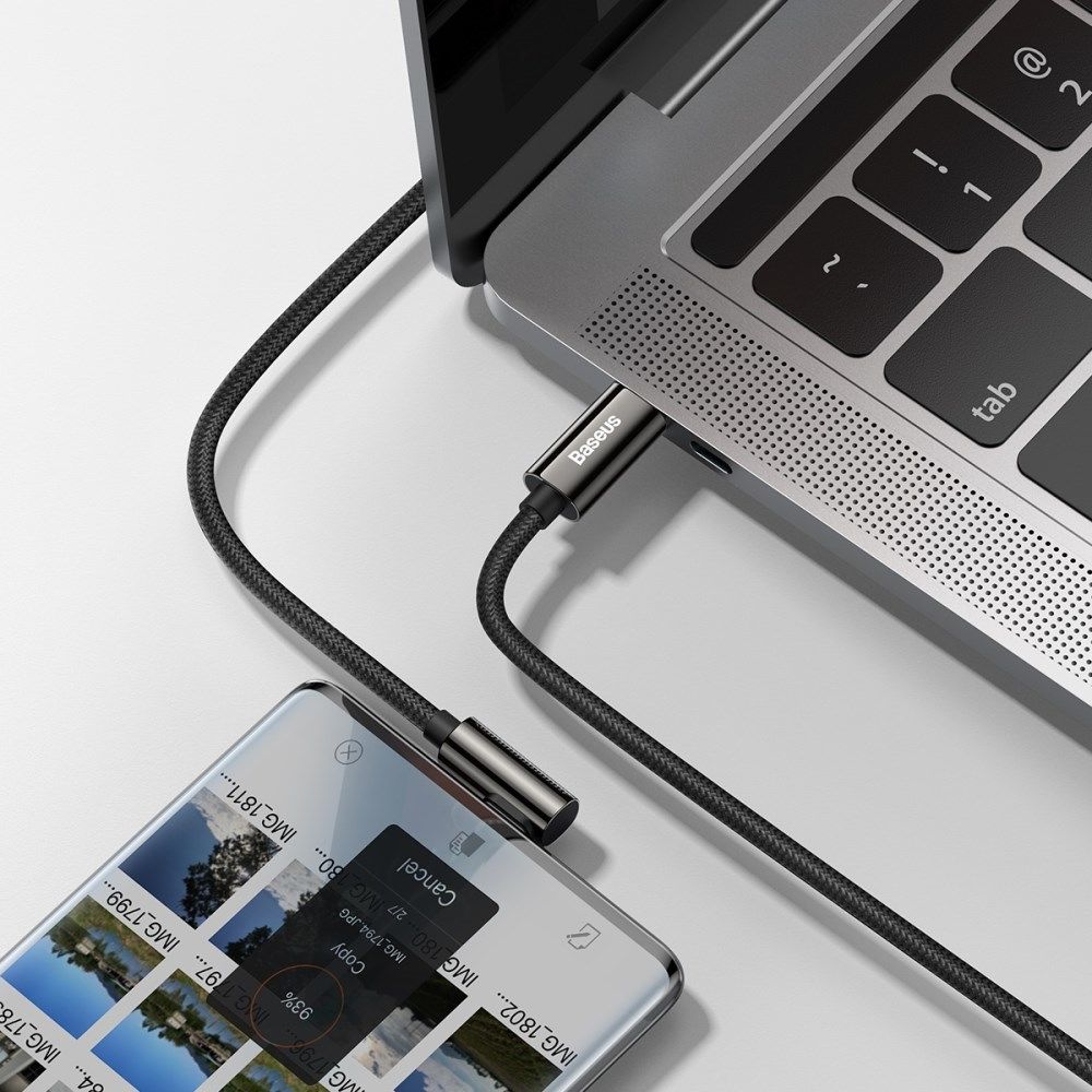 Baseus Legend Series USB-C naar USB-C Kabel 100W Zwart 2M afbeelding 5