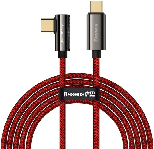 Baseus Legend Series USB-C naar USB-C Kabel 100W Rood 2M afbeelding 1
