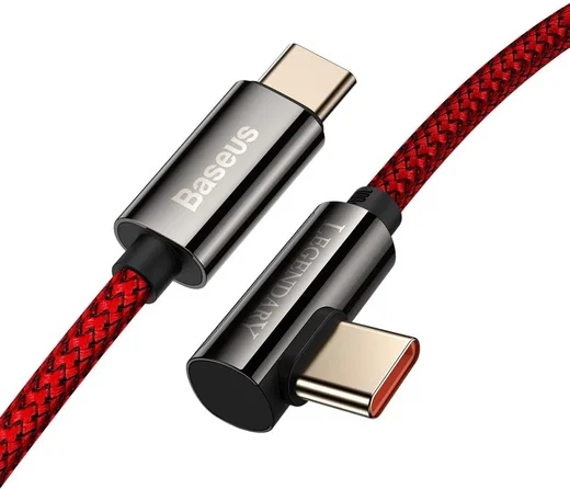 Baseus Legend Series USB-C naar USB-C Kabel 100W Rood 2M afbeelding 2