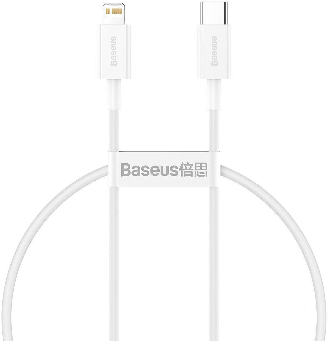 Baseus Superior Series USB-C naar Apple Lightning PD 20W Wit 2 Meter afbeelding 1