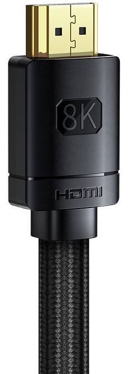 Baseus HDMI 8K naar HDMI 8K Kabel 48Gbps met HDMI 2.1 2M Zwart afbeelding 2