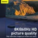 Baseus HDMI 8K naar HDMI 8K Kabel 48Gbps met HDMI 2.1 3M Zwart afbeelding 8