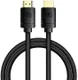 Baseus HDMI 8K naar HDMI 8K Kabel 48Gbps met HDMI 2.1 3M Zwart afbeelding 1