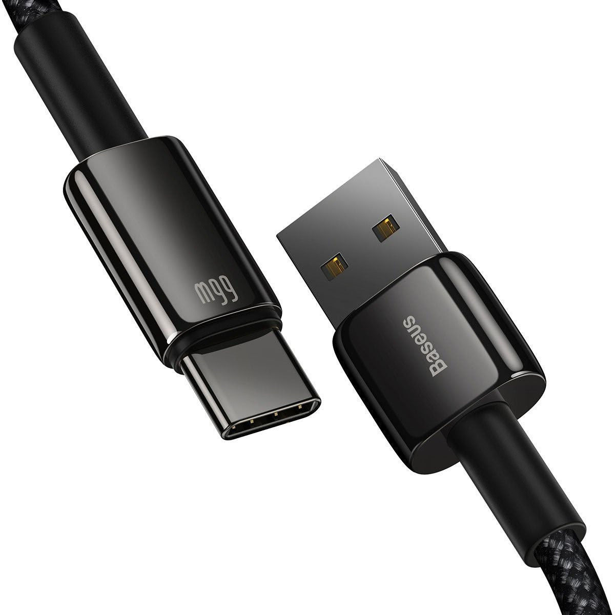 Baseus Tungsten Gold 66W Fast Charge USB naar USB-C Kabel 1 Meter afbeelding 3