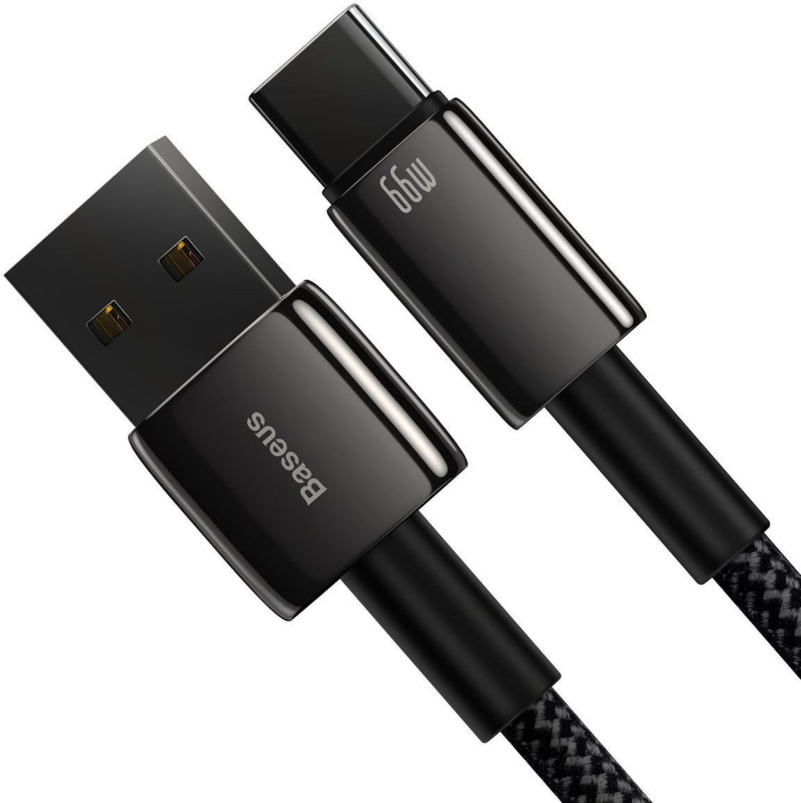 Baseus Tungsten Gold 66W Fast Charge USB naar USB-C Kabel 1 Meter afbeelding 6