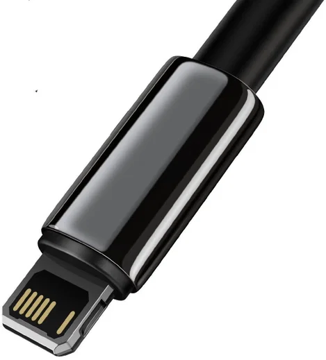 Baseus Tungsten Gold 12W Fast Charge USB naar Apple Lightning Kabel 2M afbeelding 8
