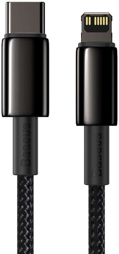 Baseus Tungsten Gold PD USB-C naar Lightning Kabel Fast Charge 20W 1M afbeelding 2