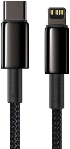 Baseus Tungsten Gold PD USB-C naar Lightning Kabel Fast Charge 20W 2M afbeelding 2