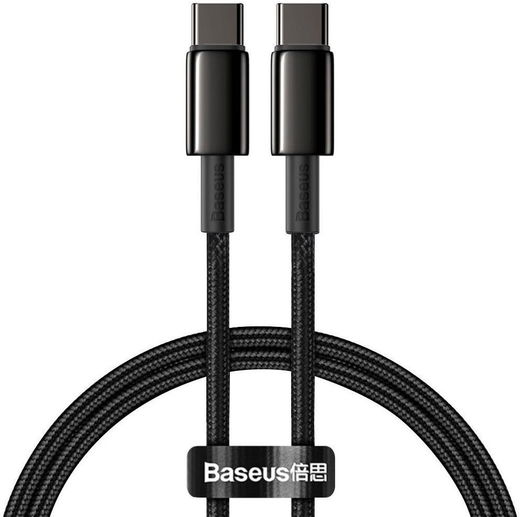 Baseus Tungsten Gold PD USB-C naar USB-C Kabel Fast Charge 100W 1M afbeelding 1