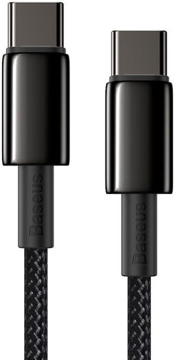 Baseus Tungsten Gold PD USB-C naar USB-C Kabel Fast Charge 100W 1M afbeelding 2