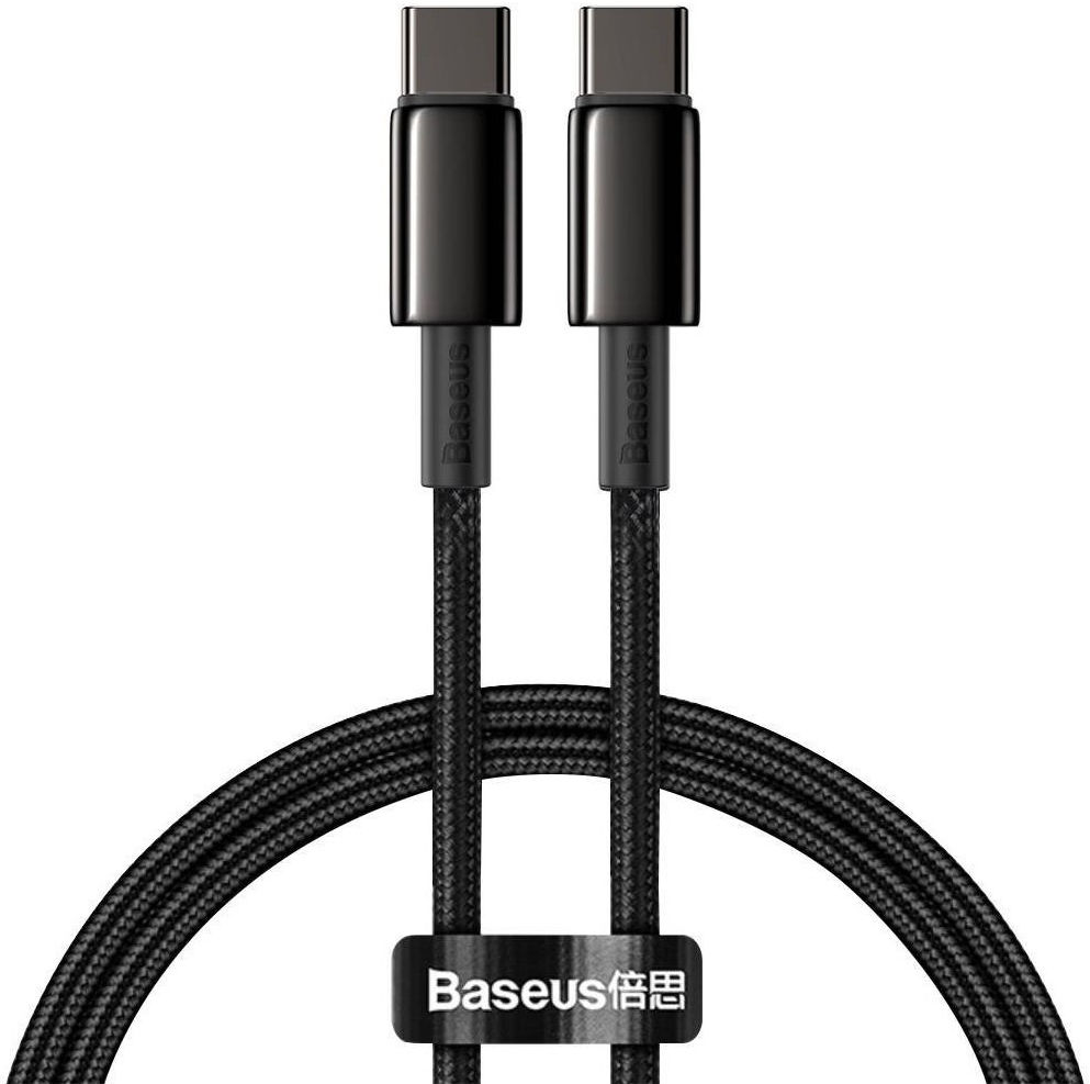 Baseus Tungsten Gold PD USB-C naar USB-C Kabel Fast Charge 100W 2M afbeelding 1