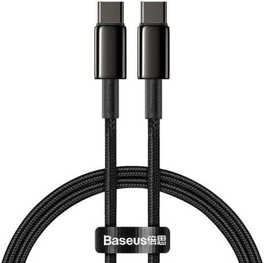 Baseus Tungsten Gold PD USB-C naar USB-C Kabel Fast Charge 100W 2M afbeelding 1