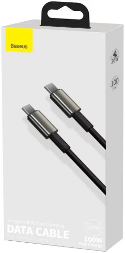 Baseus Tungsten Gold PD USB-C naar USB-C Kabel Fast Charge 100W 2M afbeelding 8