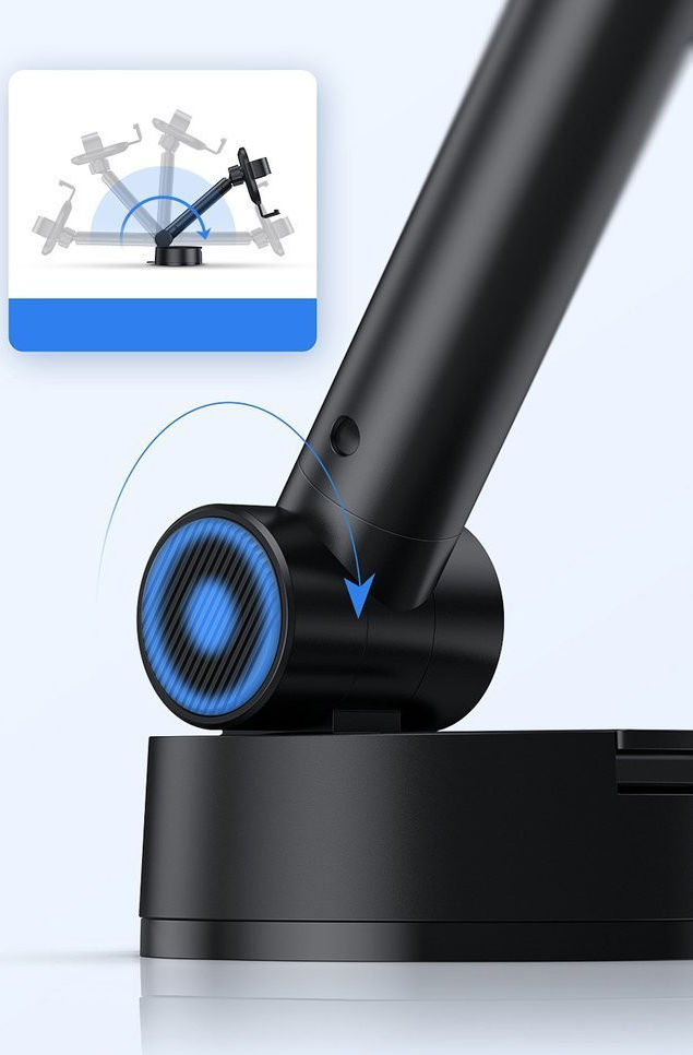 Baseus Gravity Raam/Dashboard Telefoonhouder met Zuignap Zwart afbeelding 4