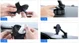 Baseus Gravity Raam/Dashboard Telefoonhouder met Zuignap Zwart afbeelding 7
