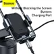 Baseus Tank Gravity Raam/Dashboard Telefoonhouder met Zuignap Zwart afbeelding 10