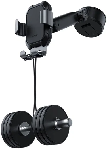 Baseus Tank Gravity Raam/Dashboard Telefoonhouder met Zuignap Zwart afbeelding 14