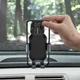 Baseus Tank Gravity Raam/Dashboard Telefoonhouder met Zuignap Zwart afbeelding 8