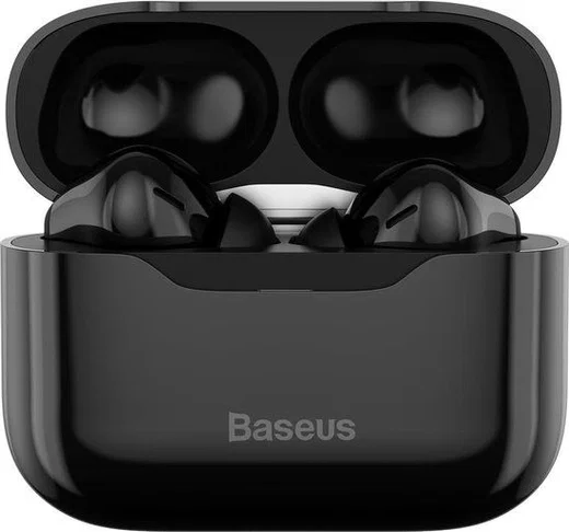 Baseus S1 Wireless Bluetooth Earphones Met Noise Cancelling Zwart afbeelding 3