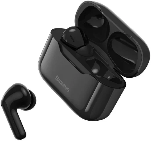 Baseus S1 Wireless Bluetooth Earphones Met Noise Cancelling Zwart afbeelding 6