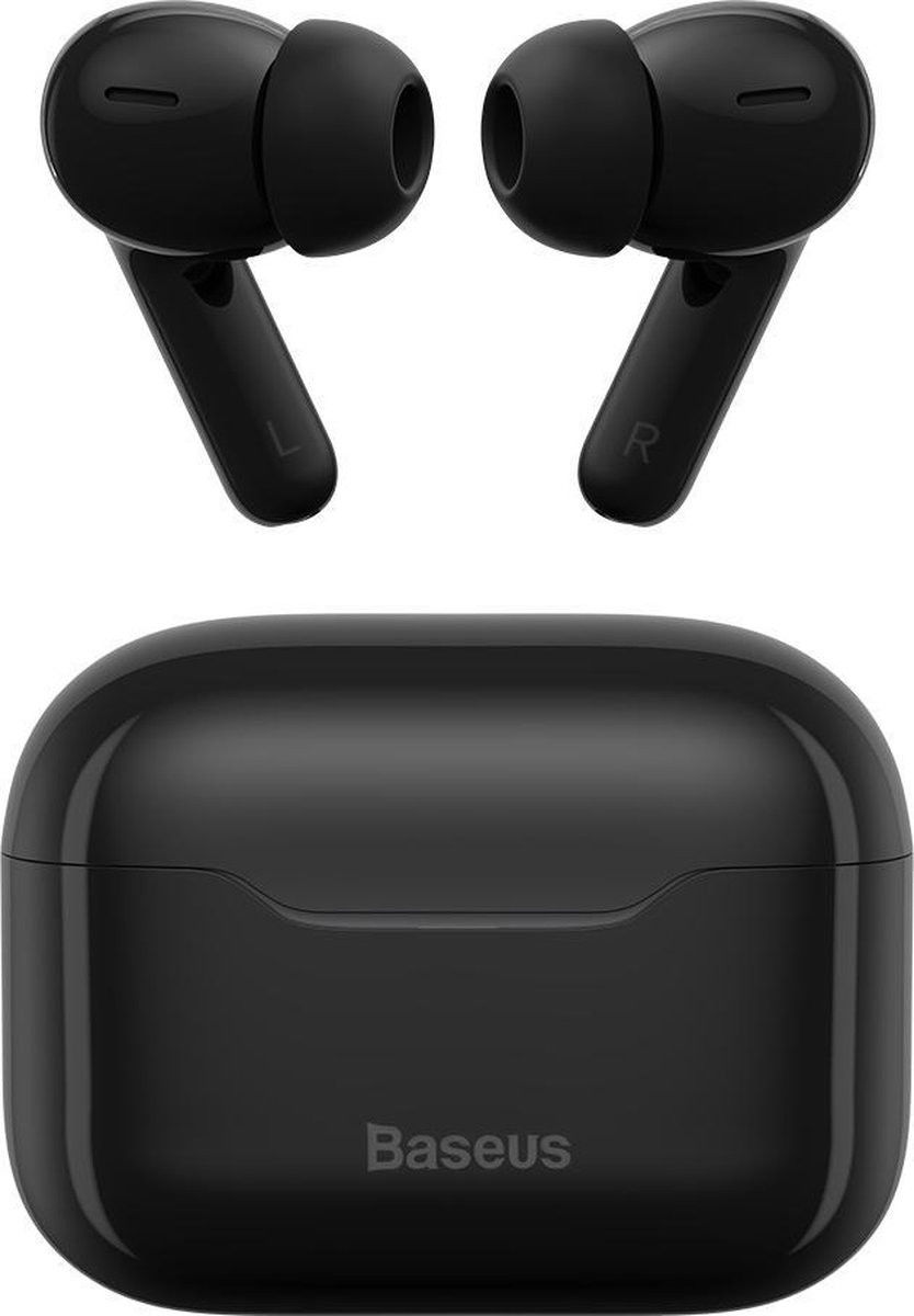 Baseus S1 Wireless Bluetooth Earphones Met Noise Cancelling Zwart afbeelding 5