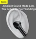 Baseus S1 Wireless Bluetooth Earphones Met Noise Cancelling Zwart afbeelding 7