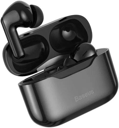 Baseus S1 Wireless Bluetooth Earphones Met Noise Cancelling Zwart afbeelding 1