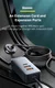 Baseus Auto Snellader 120W met 2 USB en 2 USB-C Fast Charge Poorten 1.5 meter afbeelding 6