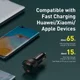 Baseus USB+USB-C Universele Fast Charge Autolader 100W Zwart afbeelding 10