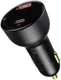 Baseus USB+USB-C Universele Fast Charge Autolader 100W Zwart afbeelding 3
