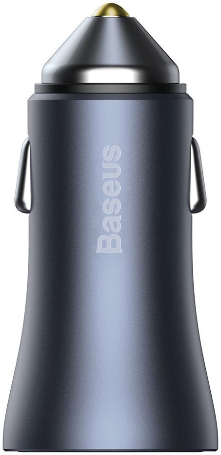 Baseus Fast Charge Autolader 40W PD + Lightning Kabel 1M Grijs afbeelding 6