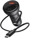 Baseus 45W Fast Charge Autolader + 60W USB-C Kabel 1M Zwart afbeelding 1