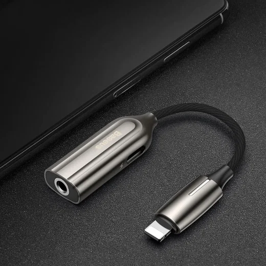Baseus Apple Lightning Splitter naar Lightning en Audio 3.5mm Jack afbeelding 5