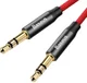 Baseus Yiven M30 3.5 mm Jack Verlengkabel 1M Rood / Zwart afbeelding 3