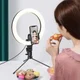 Baseus LED Ring Licht Tripod Statief en Houder voor Smartphone afbeelding 10