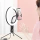 Baseus LED Ring Licht Tripod Statief en Houder voor Smartphone afbeelding 8