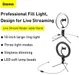 Baseus LED Ring Licht Tripod Statief en Houder voor Smartphone afbeelding 6
