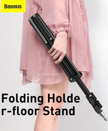 Baseus LED Ring Licht met Statief en Houder voor Smartphone afbeelding 18