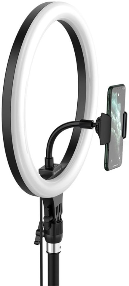 Baseus LED Ring Licht met Statief en Houder voor Smartphone afbeelding 7