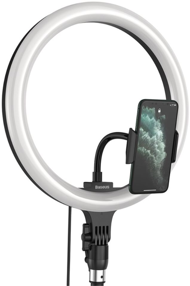 Baseus LED Ring Licht met Statief en Houder voor Smartphone afbeelding 9