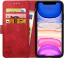 Rosso Element Apple iPhone 11 Hoesje Book Cover Rood