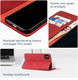 Rosso Element Apple iPhone 11 Hoesje Book Cover Rood afbeelding 3