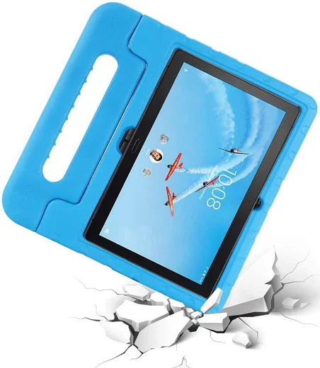 Lenovo Tab M10 (HD) Gen 1 Kinder Tablethoes met Handvat Blauw afbeelding 2