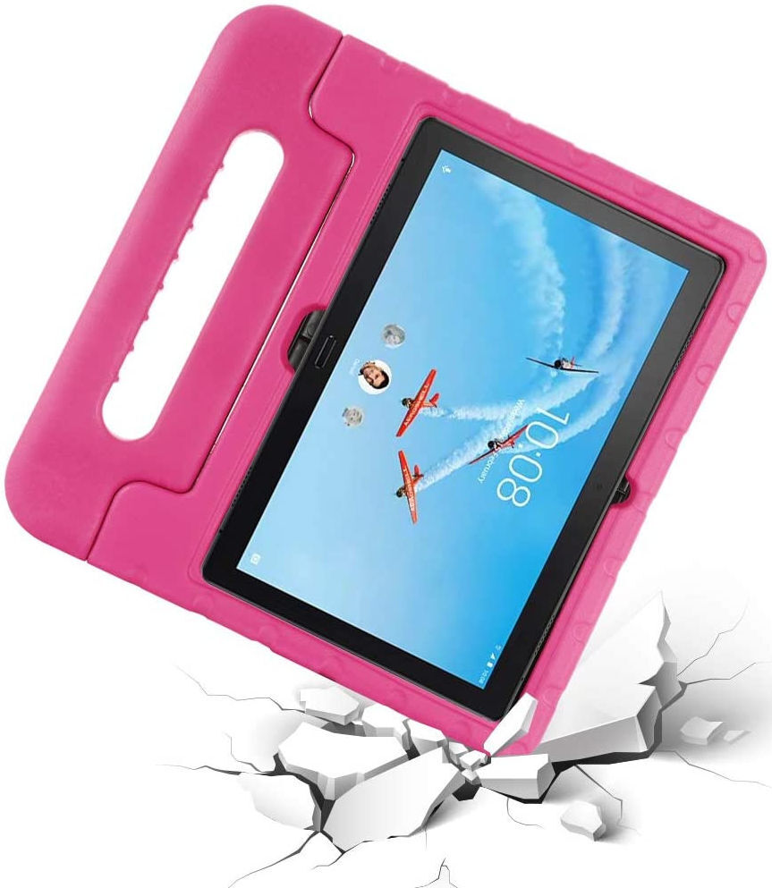 Lenovo Tab M10 (HD) Gen 1 Kinder Tablethoes met Handvat Roze afbeelding 2