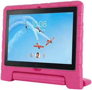 Lenovo Tab M10 (HD) Gen 1 Kinder Tablethoes met Handvat Roze