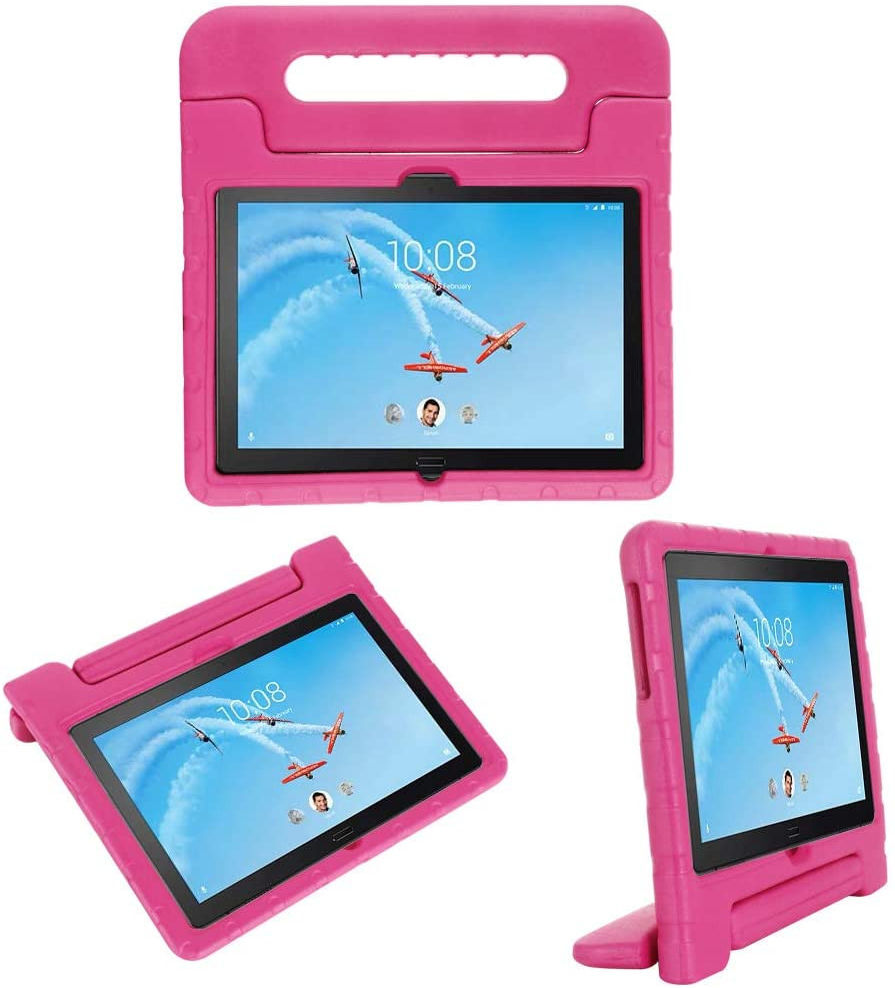 Lenovo Tab M10 (HD) Gen 1 Kinder Tablethoes met Handvat Roze afbeelding 7
