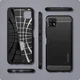 Spigen Rugged Armor Samsung Galaxy A22 5G Hoesje Back Cover Zwart afbeelding 7